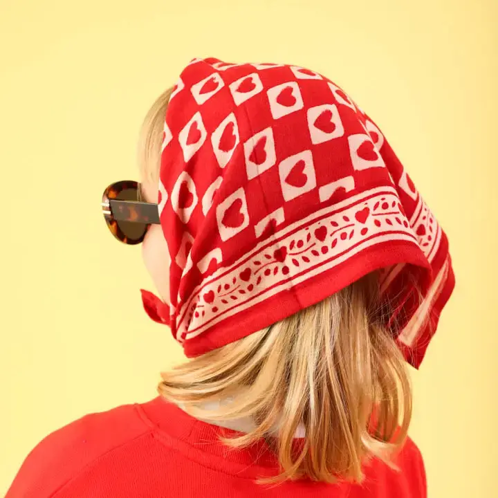 Maison Augustin, Baby Scarf Child Ruby Heart