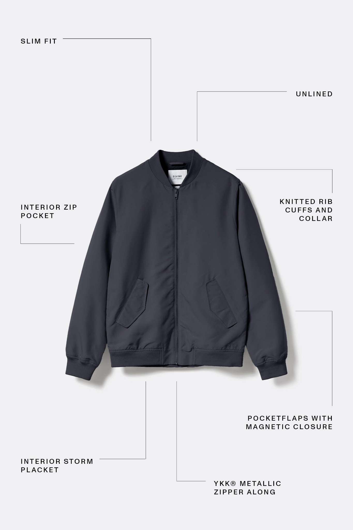 Elvine Elvine, Rex, ink blue, XL