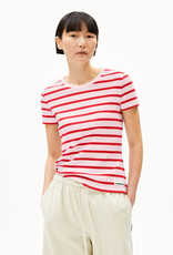 Armedangels Armedangels, Kardaa Stripes, pink mist-mars red, L