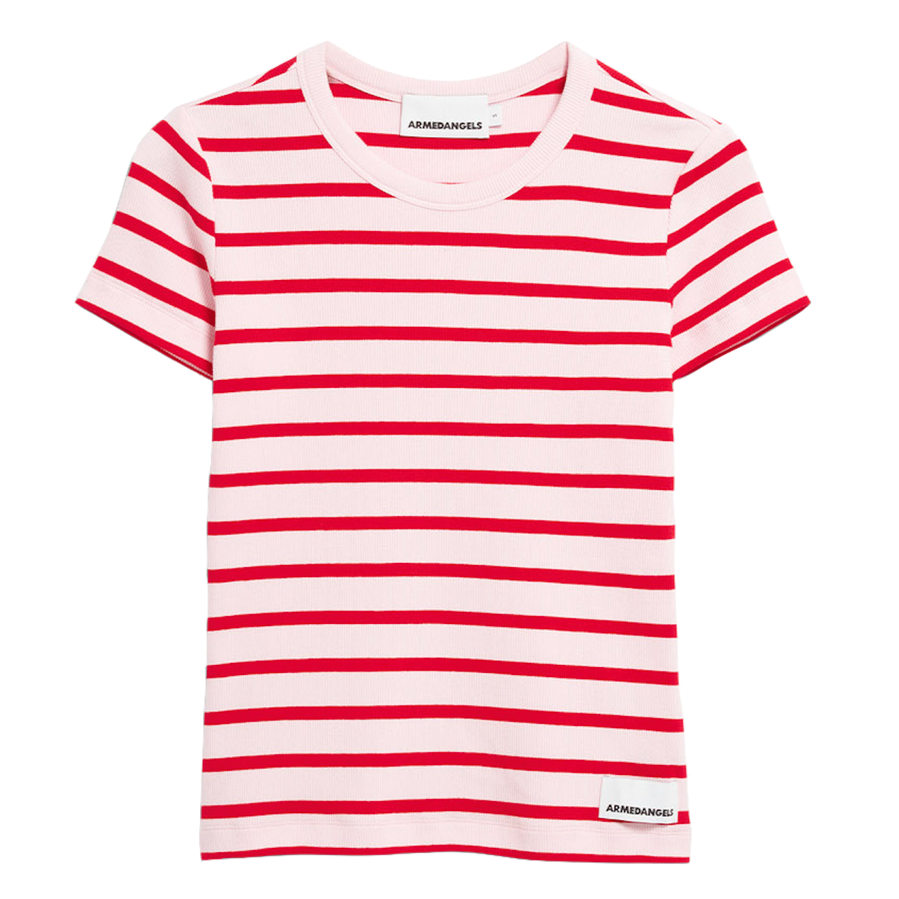 Armedangels Armedangels, Kardaa Stripes, pink mist-mars red, XS