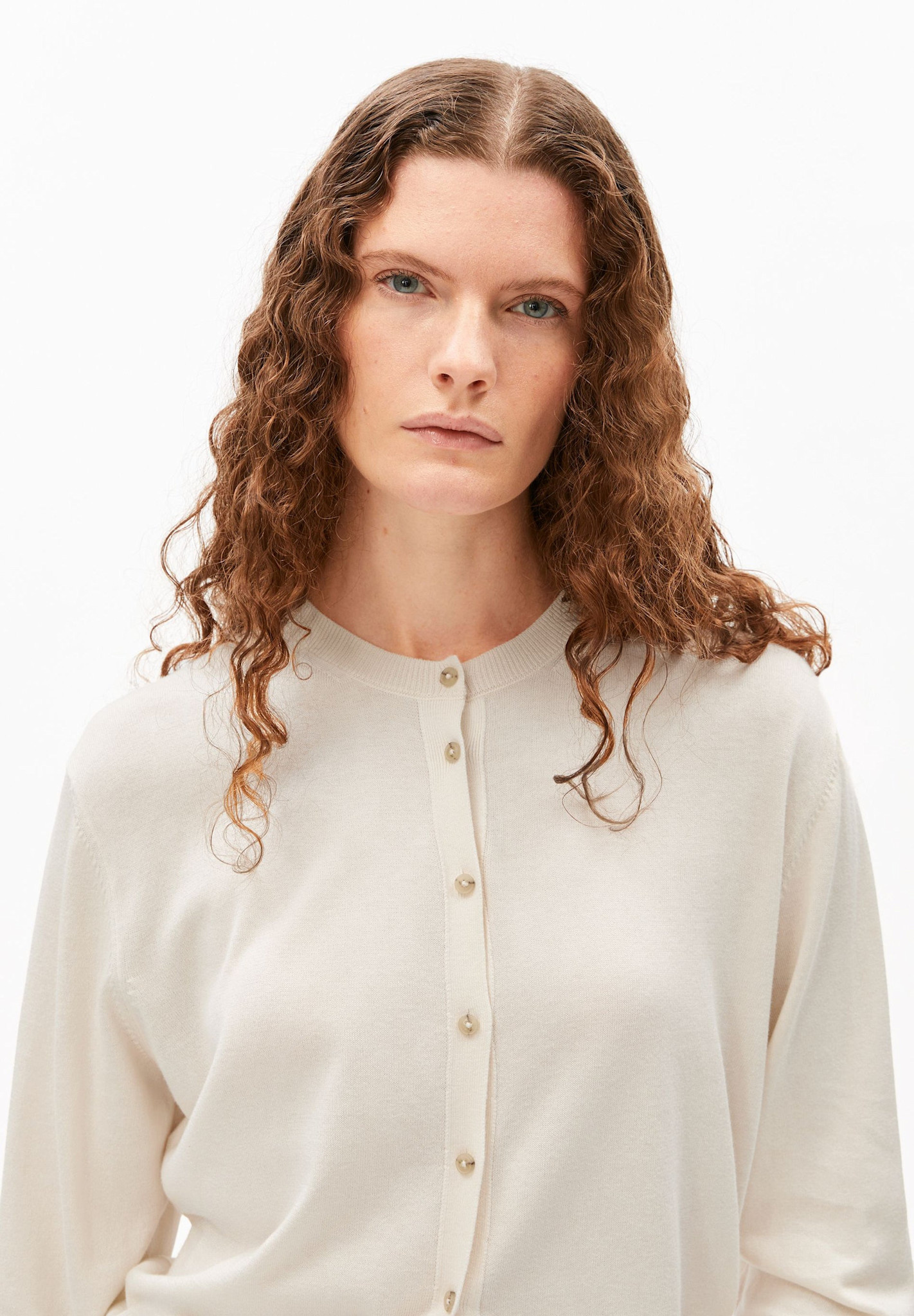 Armedangels Armedangels, Fine Knit Cardigan, oatmilk, XS