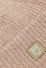 KnowledgeCotton Apparel KnowledgeCotton, Wool Rib low Beanie, kelp melange