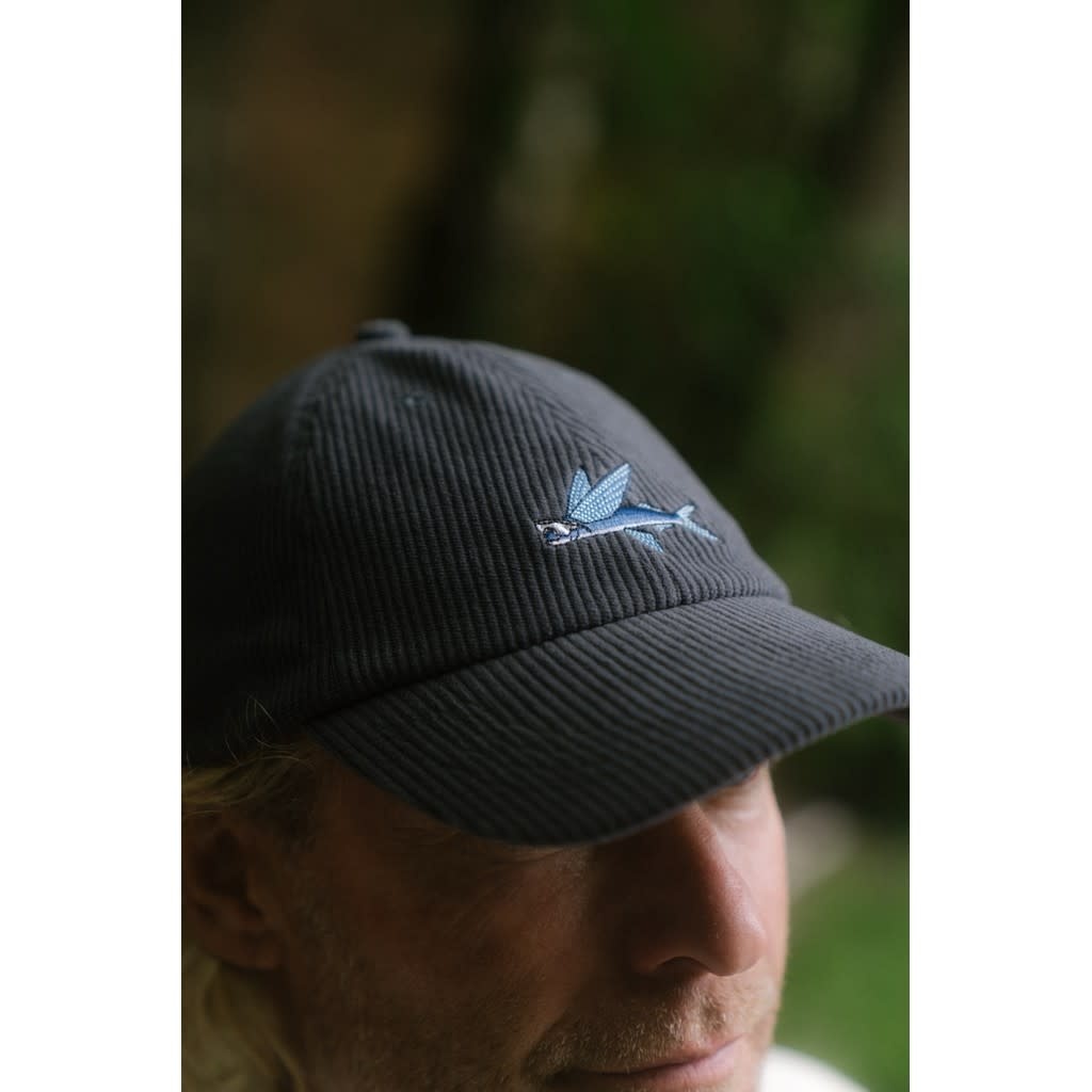 Lakor Lakor, Fly Fish Cord Cap, denim blue