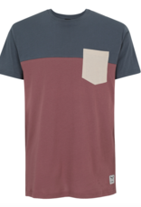 Iriedaily Iriedaily, Block Pocket Tee, dark steel, L