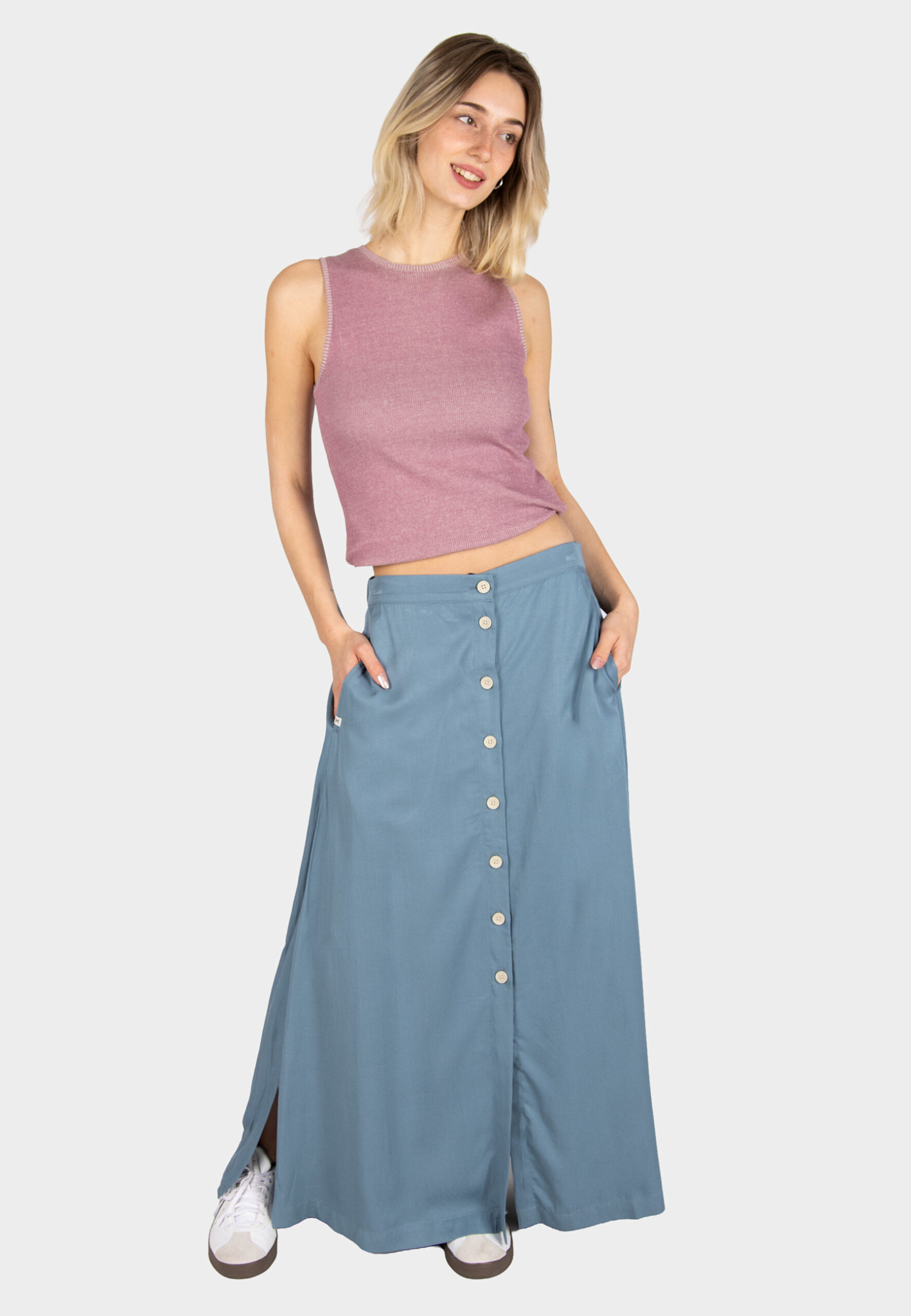 Iriedaily Iriedaily, Civic Eco Maxi Skirt, trooper, XS