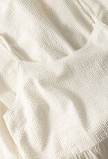 KnowledgeCotton Apparel KnowledgeCotton, Seersucker Strap Dress, egret, L