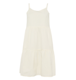 KnowledgeCotton Apparel KnowledgeCotton, Seersucker Strap Dress, egret, S