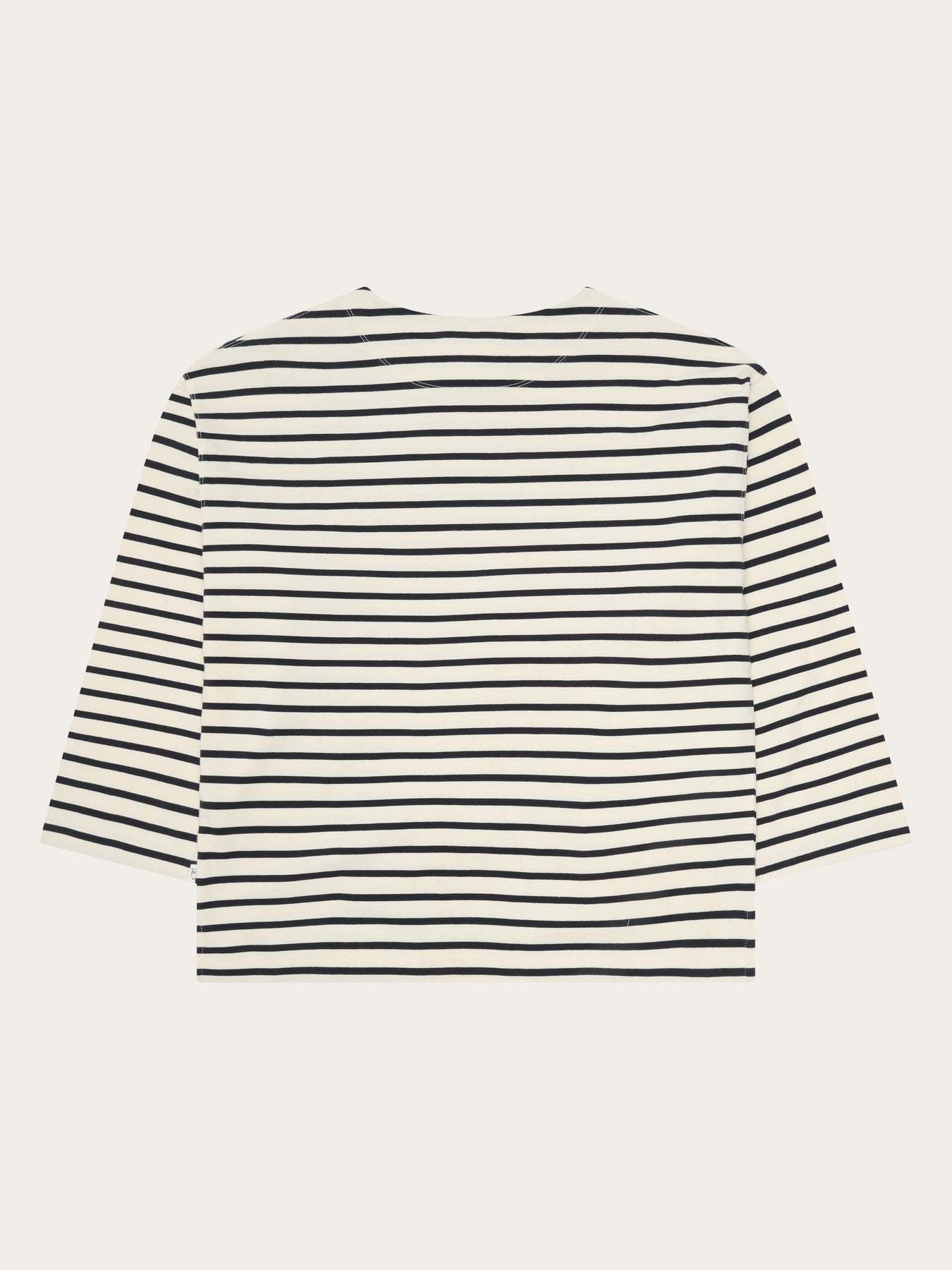 KnowledgeCotton Apparel KnowledgeCotton, Stripe LS, navy, XS