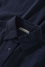 KnowledgeCotton Apparel KnowledgeCotton, Loose Seersucker SS, night sky, L