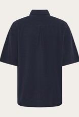 KnowledgeCotton Apparel KnowledgeCotton, Loose Seersucker SS, night sky, L