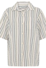 KnowledgeCotton Apparel KnowledgeCotton, Loose Seersucker SS, multi stripe, XS