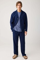 KnowledgeCotton Apparel KnowledgeCotton, Fig Loose Dobby Pants, indigo, M