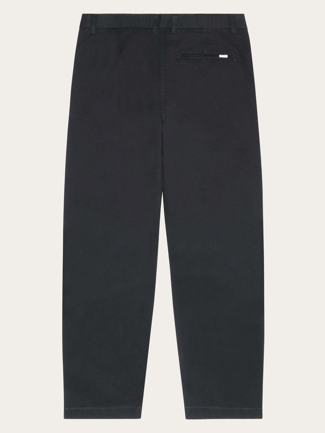 KnowledgeCotton Apparel KnowledgeCotton, Flint Wide Chino Pants, black jet, 32/32