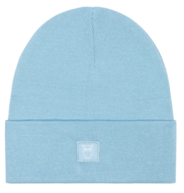 KnowledgeCotton Apparel KnowledgeCotton, Knitted Rib Beanie, glacier lake