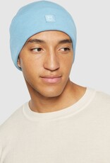 KnowledgeCotton Apparel KnowledgeCotton, Knitted Rib Beanie, glacier lake