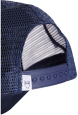 KnowledgeCotton Apparel KnowledgeCotton, Badge Twill Trucker Cap, total eclipse, S/M