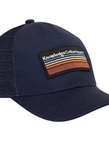 KnowledgeCotton Apparel KnowledgeCotton, Badge Twill Trucker Cap, total eclipse, L/XL
