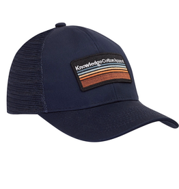KnowledgeCotton Apparel KnowledgeCotton, Badge Twill Trucker Cap, total eclipse, L/XL