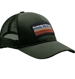 KnowledgeCotton Apparel KnowledgeCotton, Badge Twill Trucker Cap, forrest night, S/M