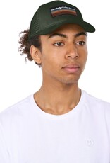 KnowledgeCotton Apparel KnowledgeCotton, Badge Twill Trucker Cap, forrest night, S/M