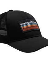 KnowledgeCotton Apparel KnowledgeCotton, Badge Twill Trucker Cap, black jet, L/XL