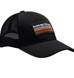 KnowledgeCotton Apparel KnowledgeCotton, Badge Twill Trucker Cap, black jet, L/XL