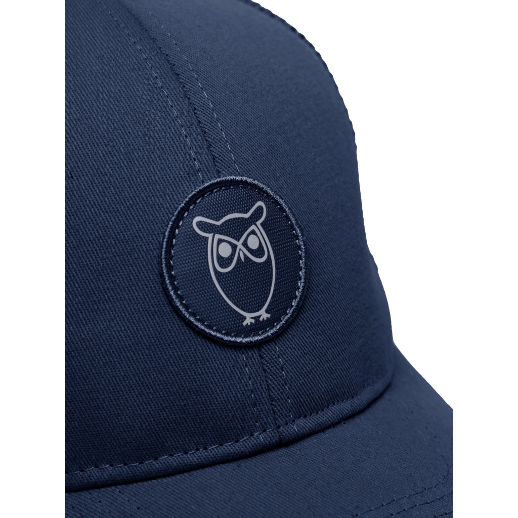 KnowledgeCotton Apparel KnowledgeCotton, Twill Trucker Cap,  total eclipse, S/M