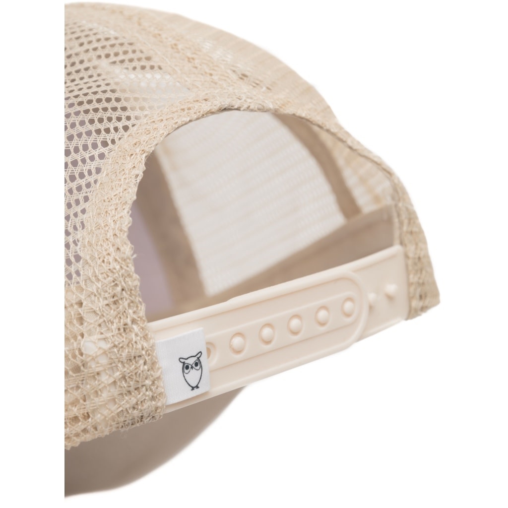 KnowledgeCotton Apparel KnowledgeCotton, Twill Trucker Cap, light feather gray, L/XL