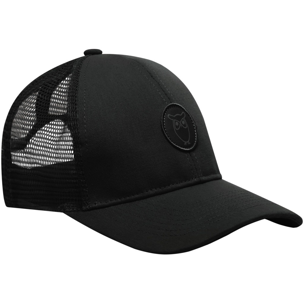 KnowledgeCotton Apparel KnowledgeCotton, Twill Trucker Cap, black jet, S/M