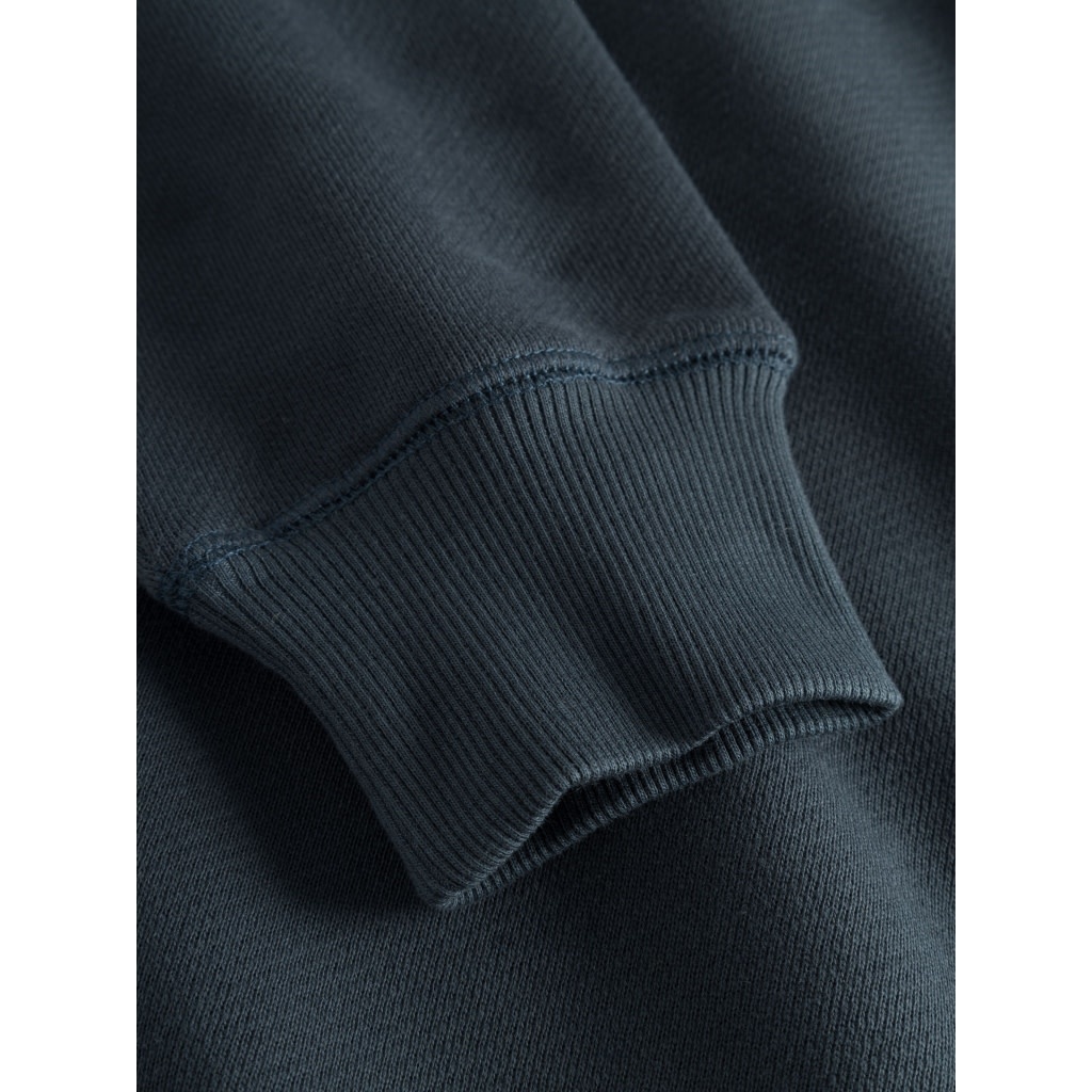 KnowledgeCotton Apparel KnowledgeCotton, Loose Heavy Crew Neck, total eclipse, M