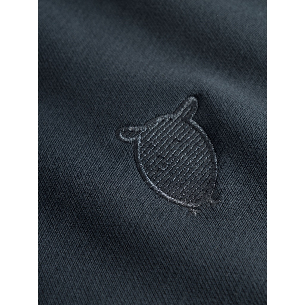 KnowledgeCotton Apparel KnowledgeCotton, Loose Heavy Crew Neck, total eclipse, M