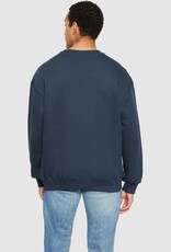 KnowledgeCotton Apparel KnowledgeCotton, Loose Heavy Crew Neck, total eclipse, S