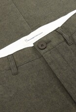 KnowledgeCotton Apparel KnowledgeCotton, Chuck Regular Flannel Chino, dark olive, 34/32