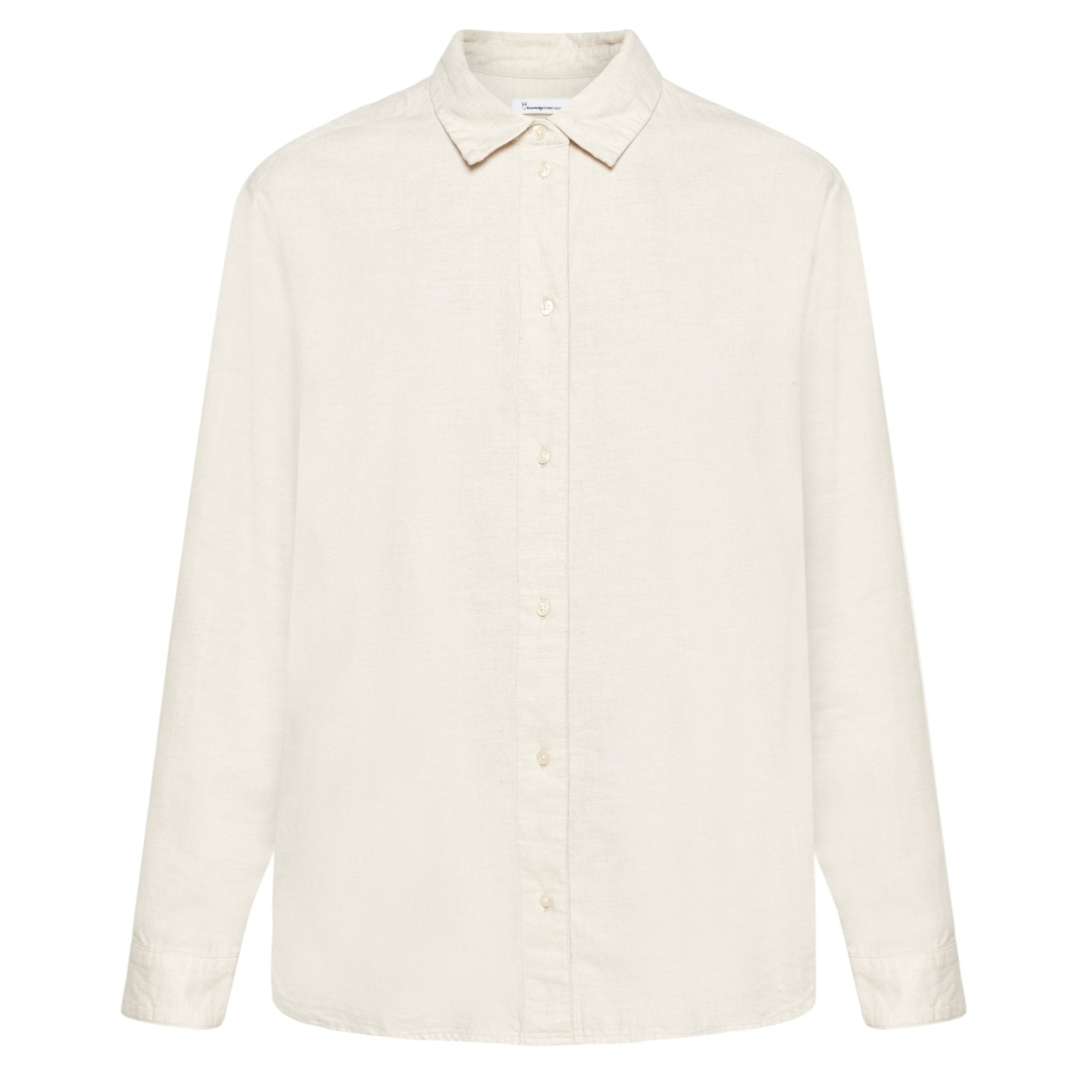 KnowledgeCotton Apparel KnowledgeCotton, Organic Flannel Shirt, greige, L