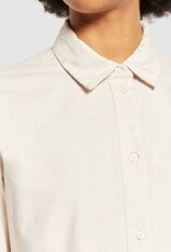 KnowledgeCotton Apparel KnowledgeCotton, Organic Flannel Shirt, greige, L