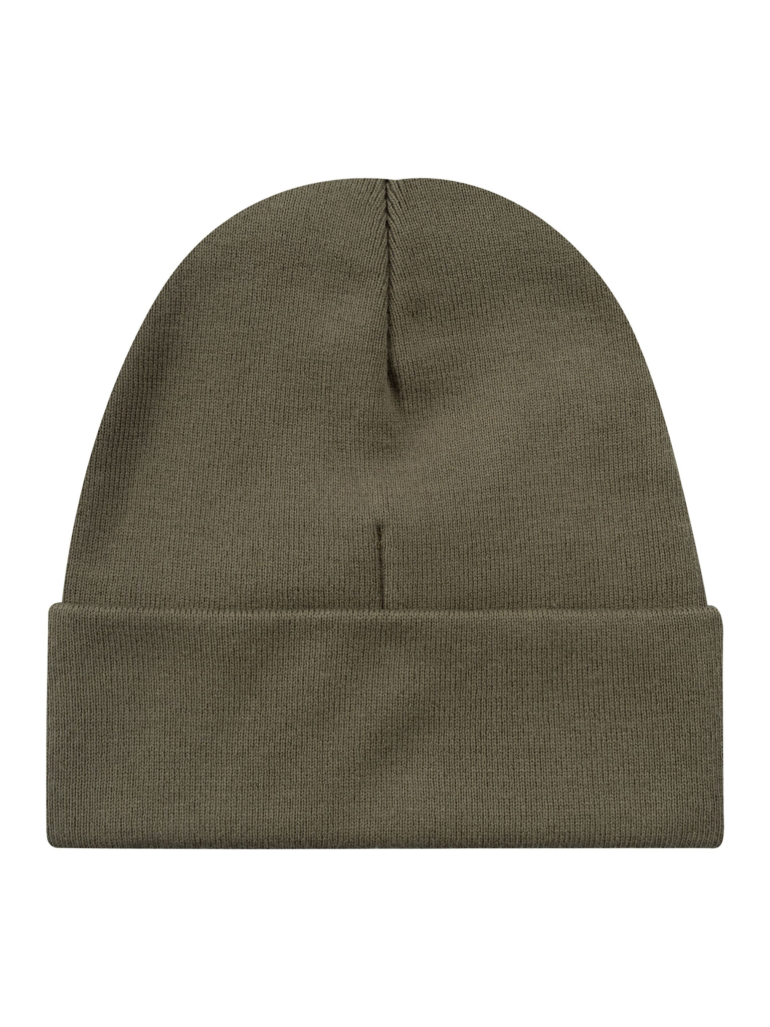 KnowledgeCotton Apparel KnowledgeCotton, Knitted Rib Beanie, dark olive
