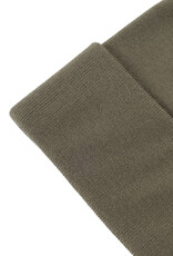 KnowledgeCotton Apparel KnowledgeCotton, Knitted Rib Beanie, dark olive