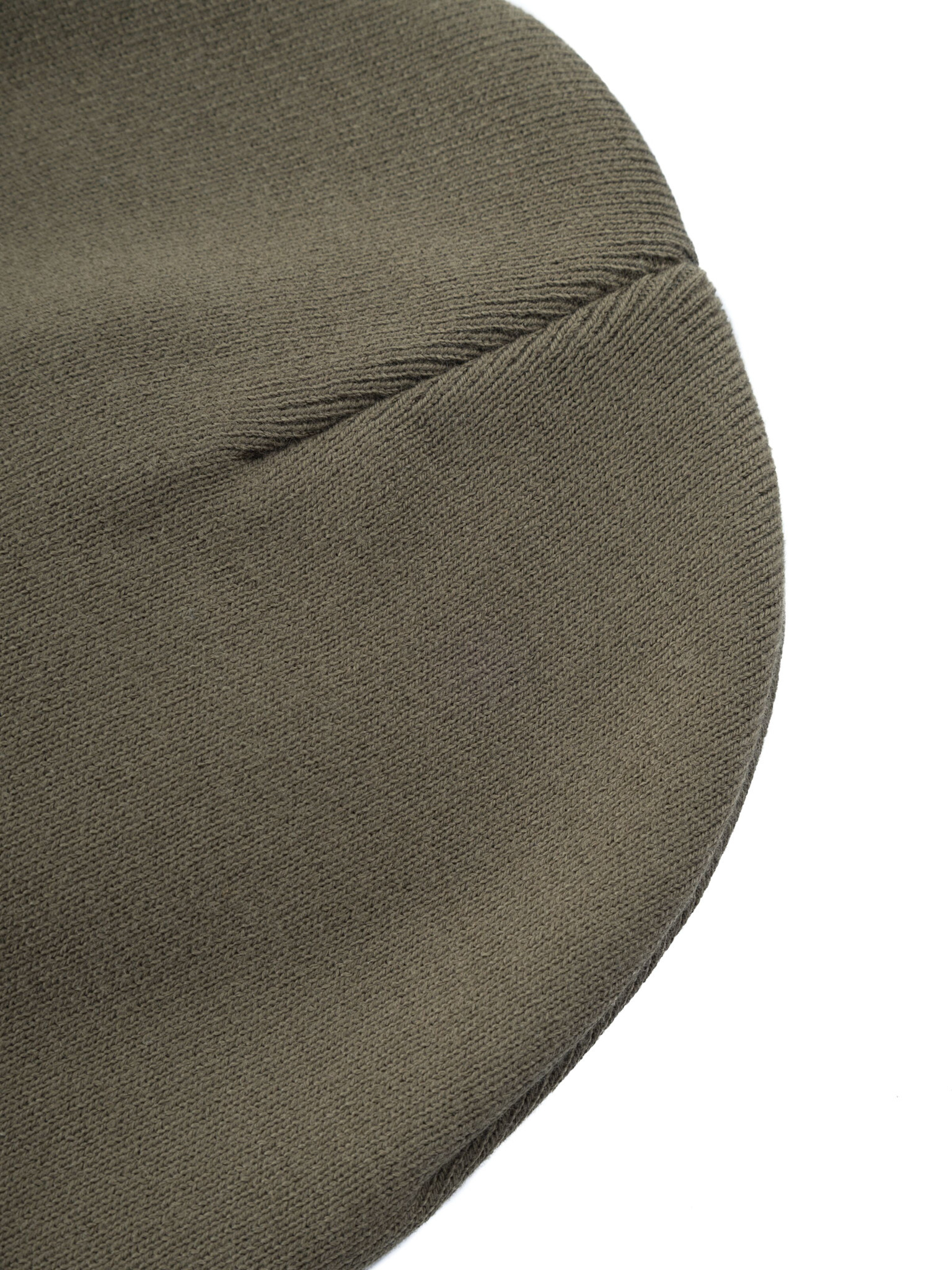 KnowledgeCotton Apparel KnowledgeCotton, Knitted Rib Beanie, dark olive