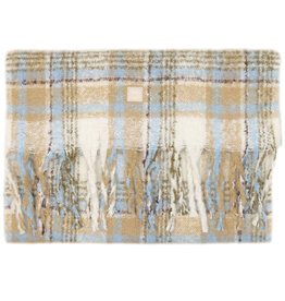 KnowledgeCotton Apparel KnowledgeCotton, Checked Scarf, beige