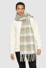 KnowledgeCotton Apparel KnowledgeCotton, Checked Scarf, beige