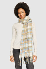 KnowledgeCotton Apparel KnowledgeCotton, Checked Scarf, beige