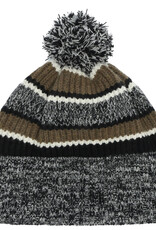 KnowledgeCotton Apparel KnowledgeCotton, PomPom Beanie, green stripe