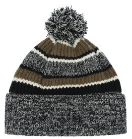 KnowledgeCotton Apparel KnowledgeCotton, PomPom Beanie, green stripe