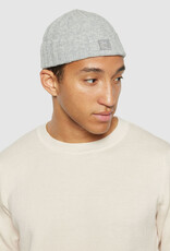 KnowledgeCotton Apparel KnowledgeCotton, Wool Rib low Beanie, grey melange