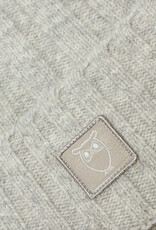 KnowledgeCotton Apparel KnowledgeCotton, Wool Rib low Beanie, grey melange