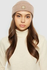 KnowledgeCotton Apparel KnowledgeCotton, Wool Rib low Beanie, kelp melange