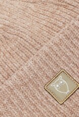 KnowledgeCotton Apparel KnowledgeCotton, Wool Rib low Beanie, kelp melange