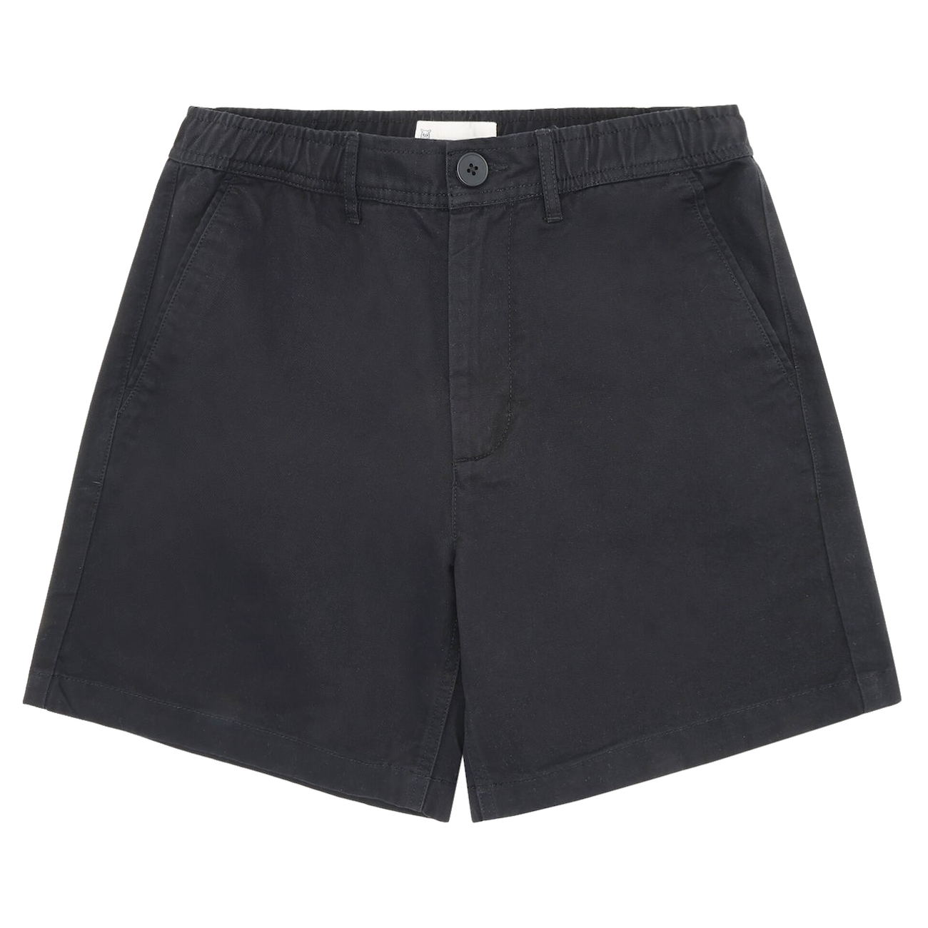 KnowledgeCotton Apparel KnowledgeCotton, Posey Wide Twill Shorts, black jet, M