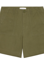 KnowledgeCotton Apparel KnowledgeCotton, Posey Wide Slub Pants, burned olive, S