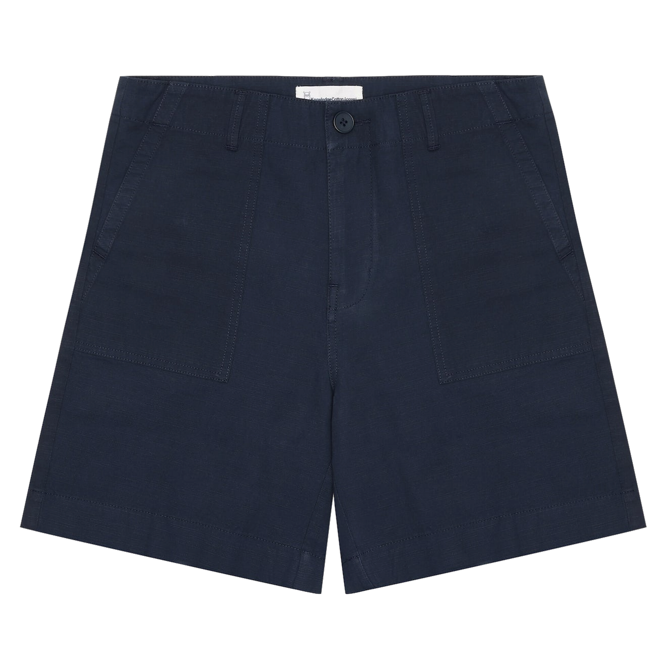 KnowledgeCotton Apparel KnowledgeCotton, Posey Wide Slub Pants, total eclipse, M